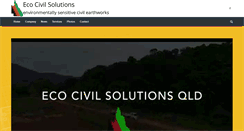 Desktop Screenshot of ecocivilsolutions.com.au